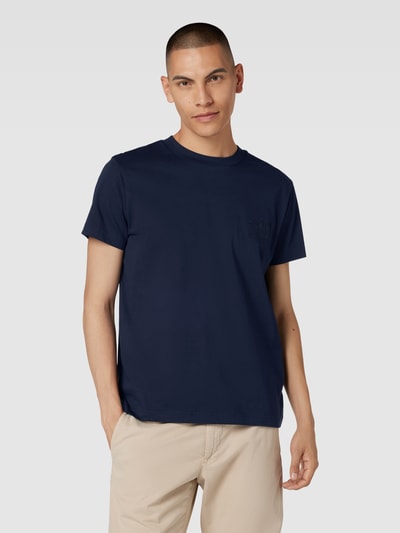 Gant T-Shirt aus Baumwolle mit Label-Detail Marine 4