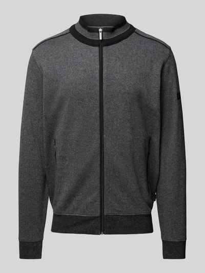 bugatti Sweatjacke mit Stehkragen Mittelgrau 2