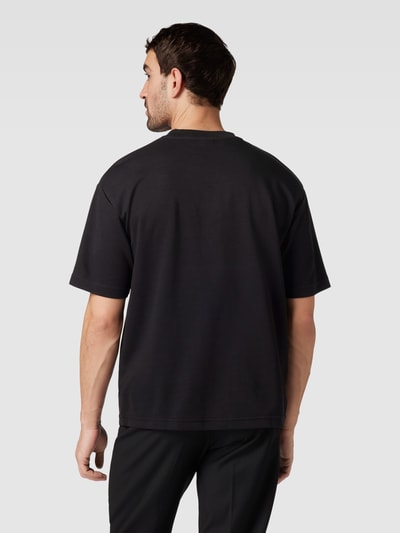 SELECTED HOMME Relaxed fit T-shirt met ronde hals, model 'OSCAR' Zwart - 5