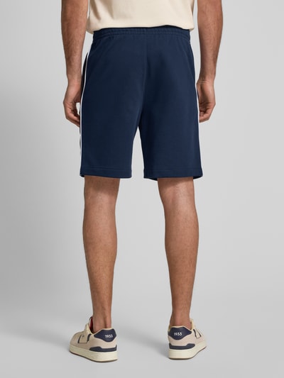 Lacoste Regular Fit Sweatshorts mit Galonstreifen Blau 5