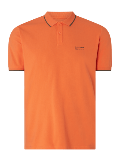 s.Oliver RED LABEL Regular Fit Poloshirt aus Piqué Koralle 1