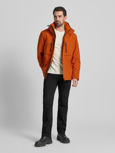 camel active Jacke mit Reißverschlusstaschen Modell 'TEXXXACTIVE' Orange 1