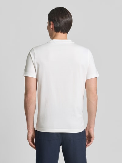 LERROS T-Shirt mit Rundhalsausschnitt und Logo-Print Offwhite 5