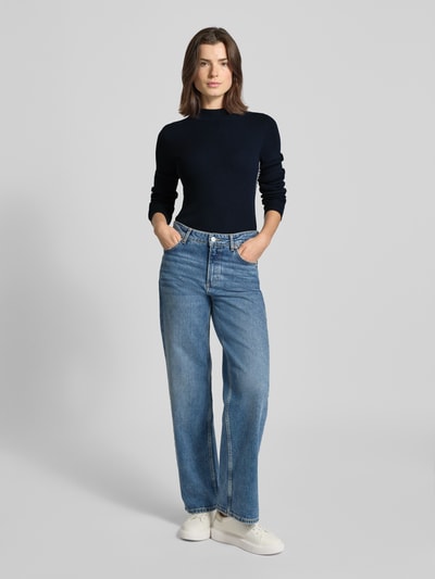 JOOP! Strickpullover mit Stehkragen Modell 'Koni' Marine 1