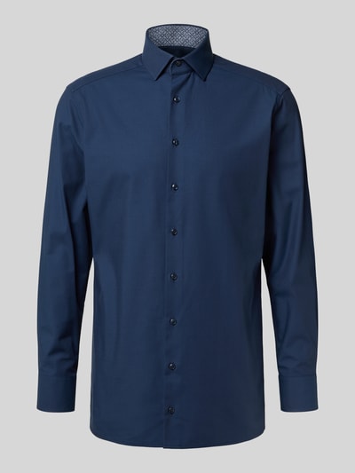 OLYMP Modern Fit Business-Hemd mit Kentkragen Marine 2