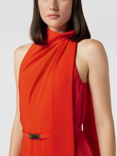 Lauren Ralph Lauren Jumpsuit met tailleriem, model 'YAREHTA' Oranje - 3