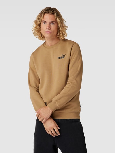 PUMA PERFORMANCE Sweatshirt mit Label-Print Camel 4