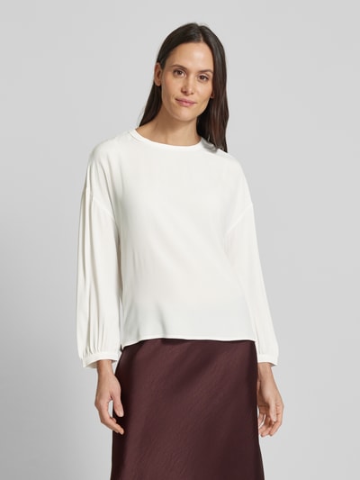 Luisa Cerano Shirt met lange mouwen met oversized schouders Offwhite - 4