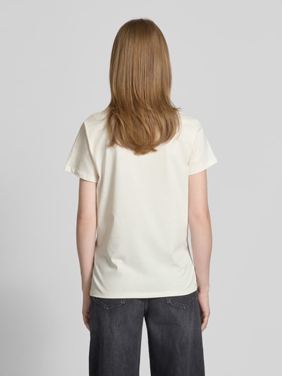 LIU JO SPORT Regular fit T-shirt van puur katoen met strass-steentjes Wit - 5