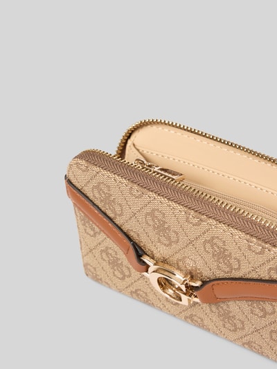 Guess Portemonnaie mit Logo-Muster Modell 'DEA' Hellbraun 3