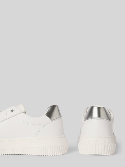 Calvin Klein Jeans Chunky Sneaker mit Label-Print Weiss 2