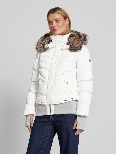 Wellensteyn Regular Fit Steppjacke mit Pattentaschen Modell 'QUEENS' Weiss 4