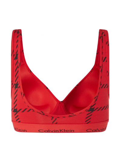 Calvin Klein Underwear Stanik z efektem push up Czerwony 2