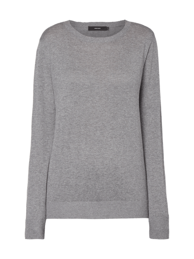 Vero Moda Pullover mit Rundhalsausschnitt  Mittelgrau Melange 2