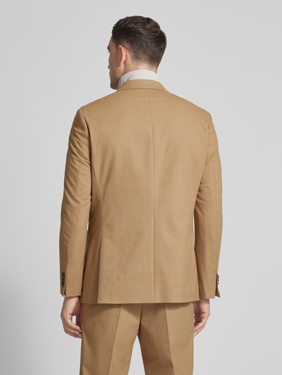 MCNEAL Slim Fit Sakko mit Reverskragen Camel 5