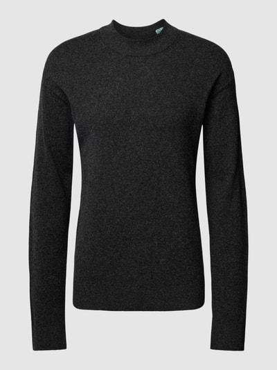 Scotch & Soda Gebreide pullover in gemêleerde look Antraciet - 2