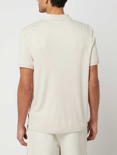 CK Calvin Klein Poloshirt van slub jersey  Offwhite - 5