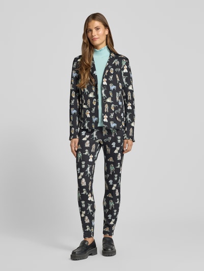 Marc Cain Blazer met reverskraag Zwart - 1