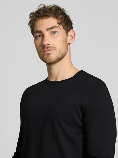 JOOP! Collection Strickpullover mit Rundhalsausschnitt Black 3