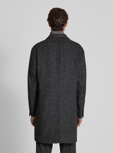 MCNEAL Lange jas van wolmix met reverskraag Antraciet - 5