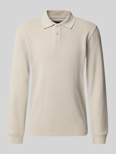 MCNEAL Relaxed Fit Poloshirt aus elastischem Baumwoll-Mix Beige 1