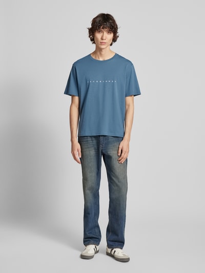 Jack & Jones T-Shirt mit Label-Print Modell 'STAR' Ocean 1