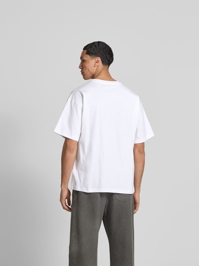 Diesel T-Shirt mit Label-Stitching Weiss 5
