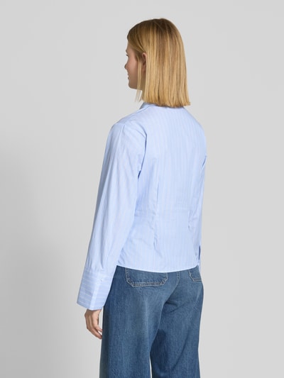 Neo Noir Overhemdblouse met sportmanchetten en kentkraag Lichtblauw - 5