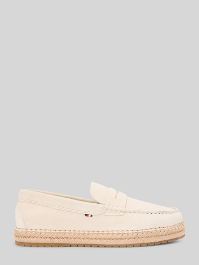 Tommy Hilfiger Loafer aus echtem Veloursleder Beige 1
