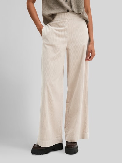 Marc O'Polo Wide Leg Cordhose aus reiner Baumwolle Stein 4