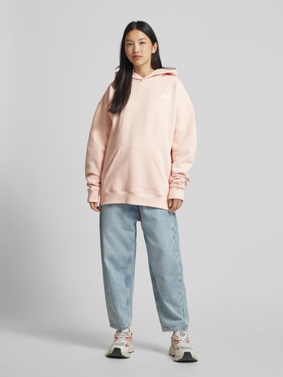 Karo Kauer Oversized hoodie met labelprint Roze - 1