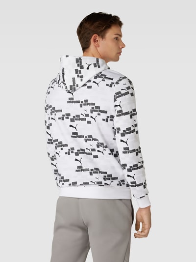 PUMA PERFORMANCE Hoodie mit Allover-Print Weiss 5