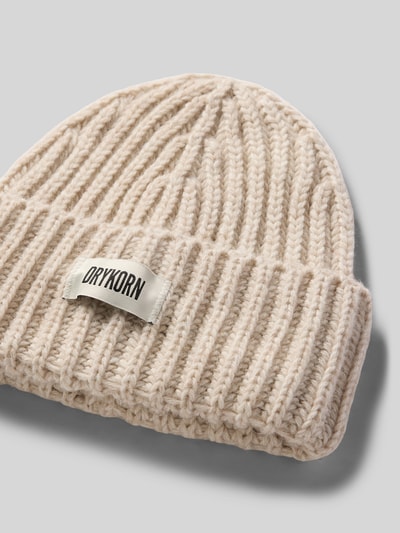 DRYKORN Czapka beanie z dodatkiem wełny z alpaki model ‘EANI’ Piaskowy melanż 2