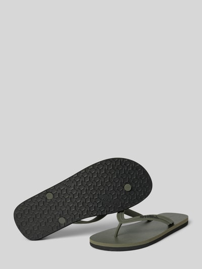 ONeill Teenslippers met labeldetail Olijfgroen - 4
