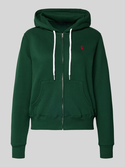 Polo Ralph Lauren Regular fit sweatjack met logostitching Donkergroen - 2