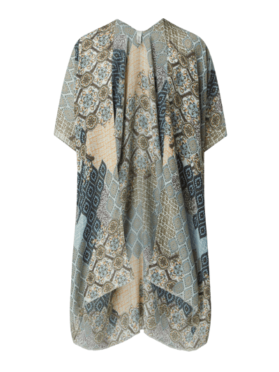 Soyaconcept Tuniek met ornamentdessin Aquablauw - 2