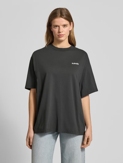 Levi's® Oversized T-Shirt aus reiner Baumwolle Black 4