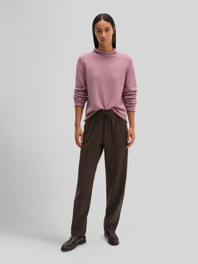 Marc O'Polo Turtleneck aus reiner Baumwolle Mauve 1
