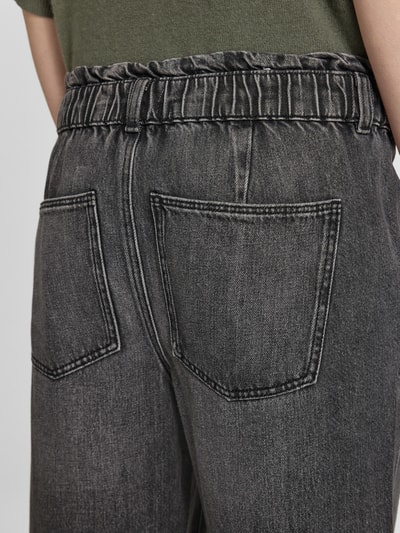 Jake*s Casual Jeansy z elastycznym pasem i efektem znoszenia Średnioszary 3