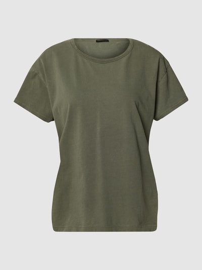 Drykorn T-Shirt mit Rundhalsausschnitt Modell 'Inori' Khaki 2