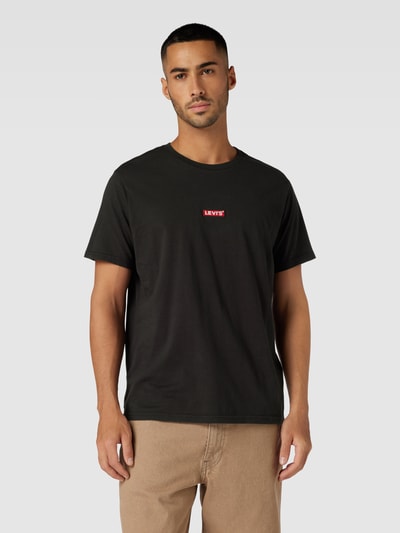 Levi's® Relaxed Fit T-Shirt mit Label-Stitching Black 4