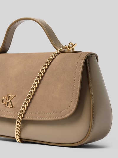 CK Calvin Klein Crossbody Bag mit Label-Detail Beige 2