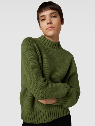 s.Oliver RED LABEL Gebreide pullover met turtleneck Grasgroen - 3