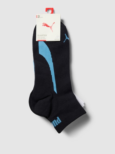 Puma Socken mit Label-Print Hellblau 3