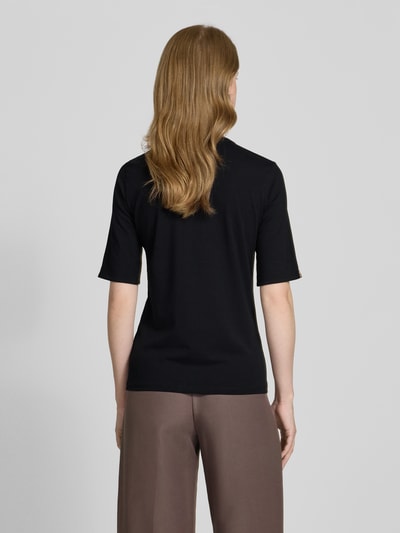 Betty Barclay T-shirt met V-hals en knoopsluiting Zwart - 5