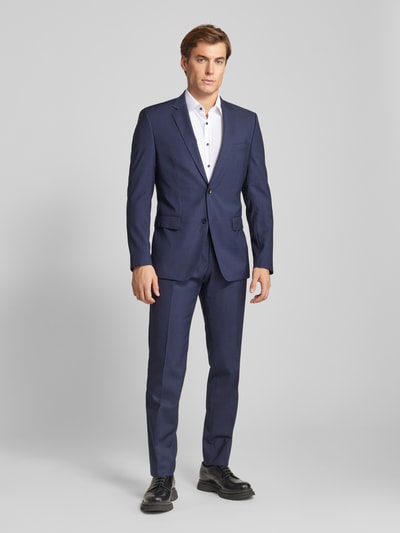 Jake*s Slim Fit Business-Hemd mit Knopfleiste Weiss 1