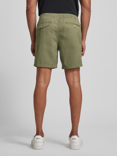 Polo Ralph Lauren Classic Fit Shorts mit elastischem Bund Oliv 5