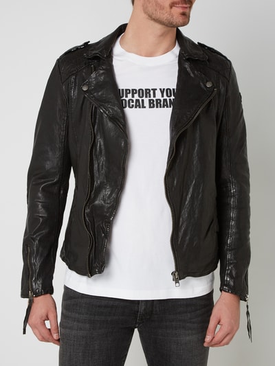 Tigha Lederjacke im Biker-Look (black) online kaufen