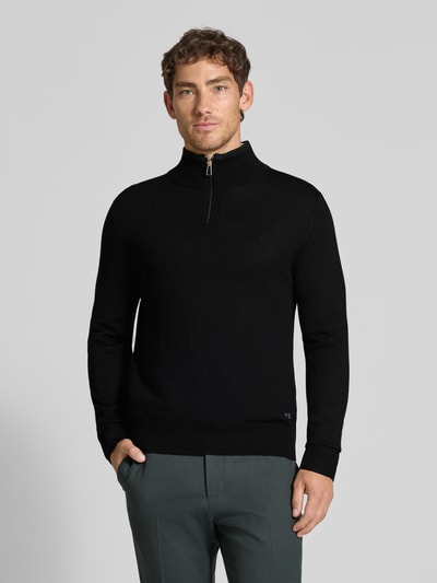 PAUL SMITH Strickpullover mit gerippten Abschlüssen Black 4