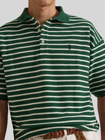 Polo Ralph Lauren Loose Fit Poloshirt aus Baumwoll-Mix Gruen 3
